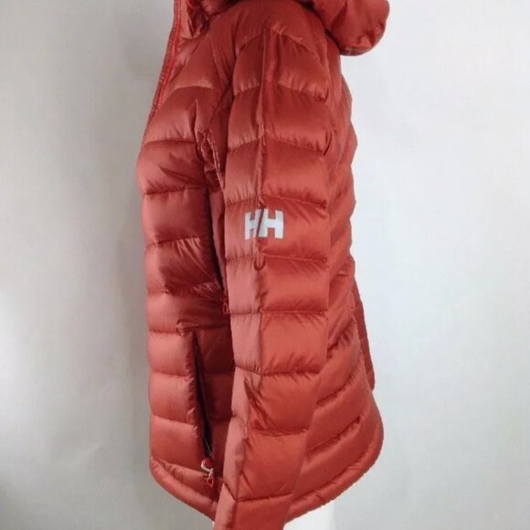 Helly Hansen Women Odin Veor Down Jacket Red Brick - Small/Medium - Picture 4 of 6